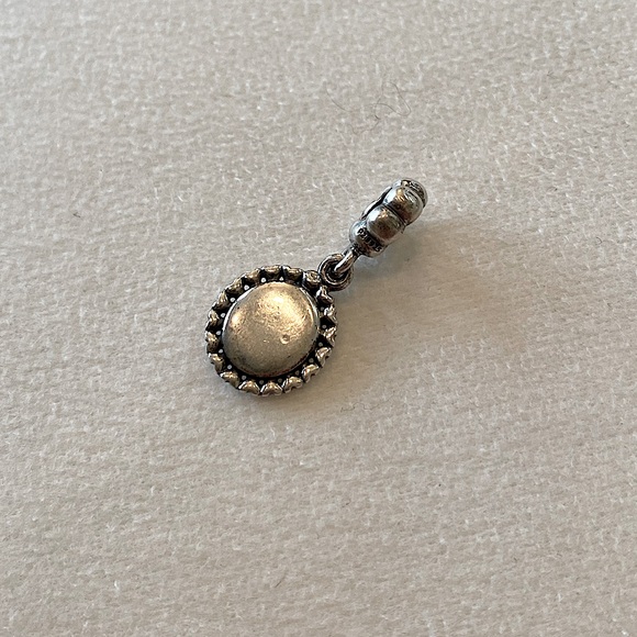 SOLD Retired Pandora Grand-Mother silver dangle charm with CZ - Picture 10 of 10